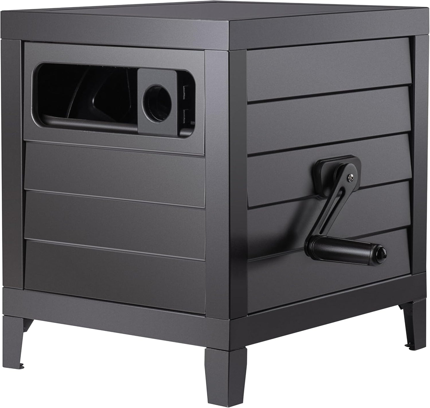 Reel Deck box, Durable Steel Garden Hose Storage Box Cabinet