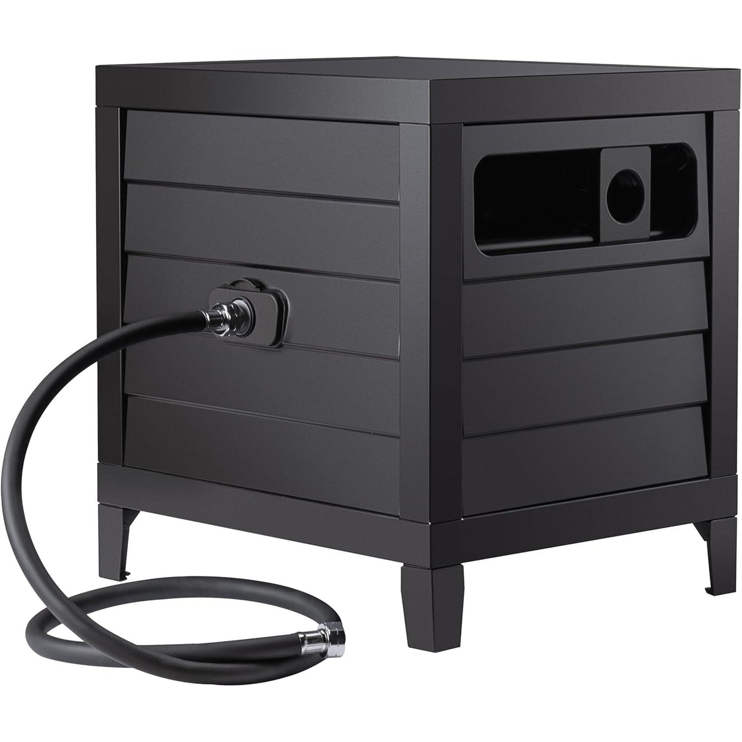 Reel Deck box, Durable Steel Garden Hose Storage Box Cabinet